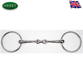 Abbey Riding Bitz French Link Loose Ring Snaffle English Riding Bit
